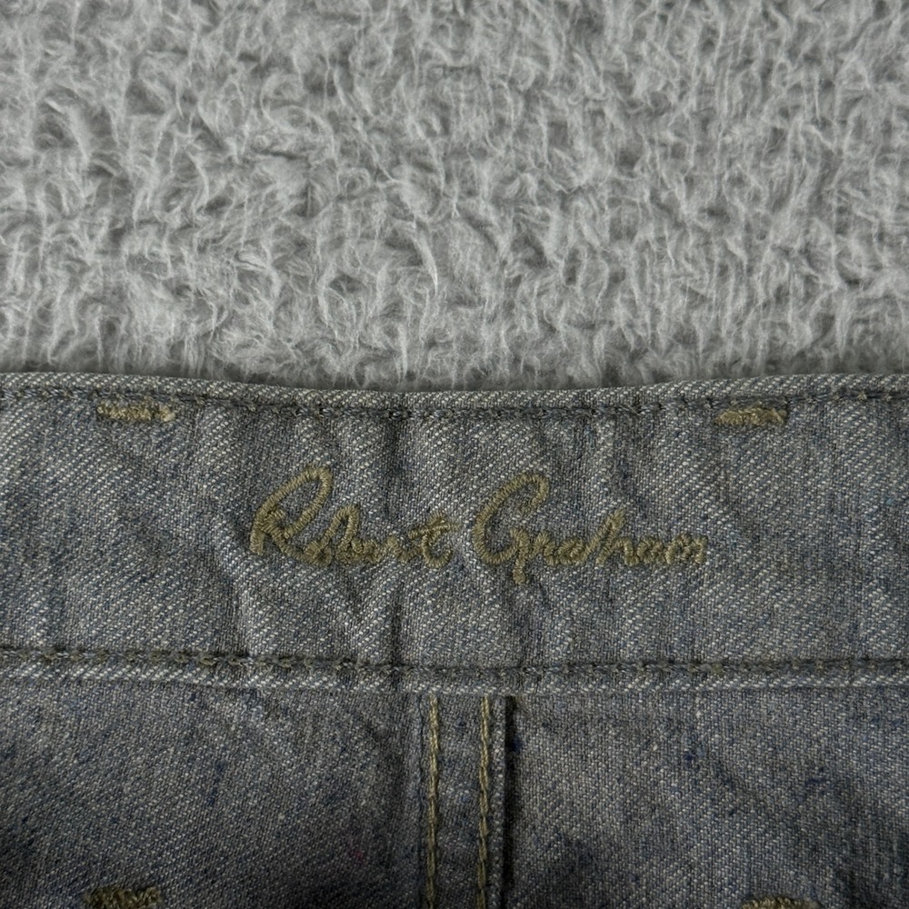 Robert Graham Classic Yates Mens Tan Khaki Straight Leg Pants 40x31‎ - Picture 3 of 10